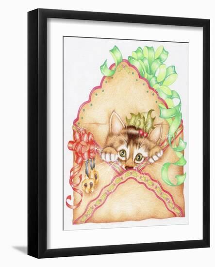 Kitty Post-Karen Middleton-Framed Giclee Print