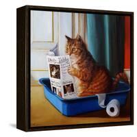 Kitty Throne-Lucia Heffernan-Framed Stretched Canvas