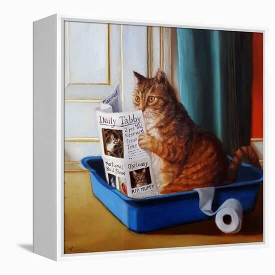 Kitty Throne-Lucia Heffernan-Framed Stretched Canvas