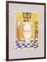 Kitty Toilette-Sudi Mccollum-Framed Art Print