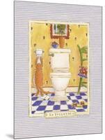 Kitty Toilette-Sudi Mccollum-Mounted Art Print