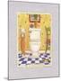 Kitty Toilette-Sudi Mccollum-Mounted Art Print