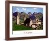 Kitzbuehel in the Summertime-Alfons Walde-Framed Art Print