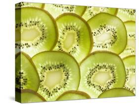 Kiwi Fruit Slices-null-Stretched Canvas