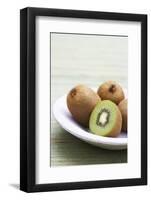 Kiwi Fruits, Whole and Halved-Jo Kirchherr-Framed Photographic Print