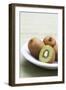 Kiwi Fruits, Whole and Halved-Jo Kirchherr-Framed Photographic Print