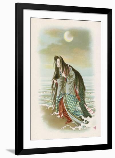 Kiyohime Japanese Myth-null-Framed Art Print