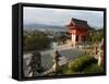 Kiyomizu Dera Temple, Unesco World Heritage Site, Kyoto City, Honshu, Japan-Christian Kober-Framed Stretched Canvas