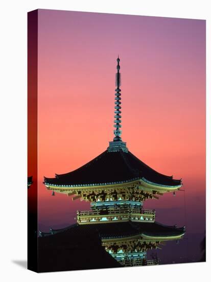 Kiyomizu Temple at Sunset-Tibor Bogn?r-Stretched Canvas