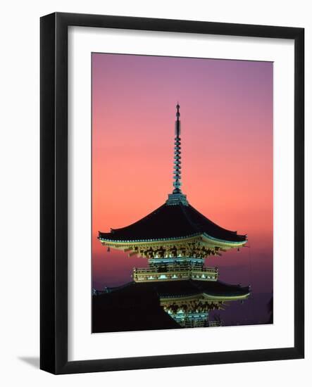 Kiyomizu Temple at Sunset-Tibor Bogn?r-Framed Photographic Print