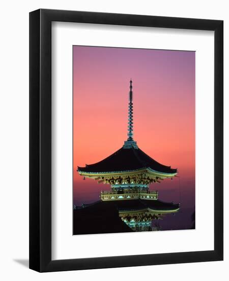 Kiyomizu Temple at Sunset-Tibor Bogn?r-Framed Photographic Print