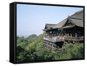 Kiyomizu Temple (Kiyomizu-Dera), Kyoto, Honshu, Japan-null-Framed Stretched Canvas