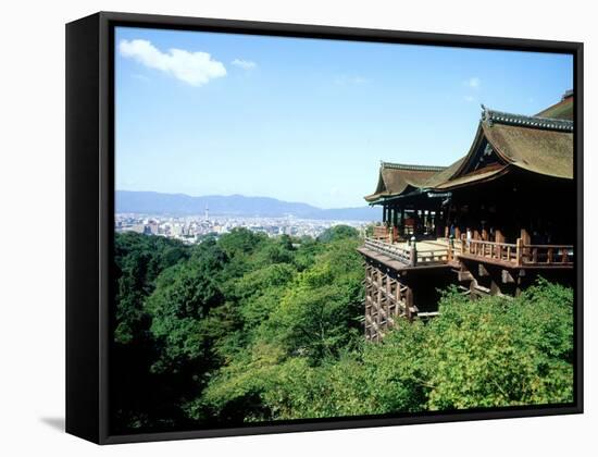 Kiyomizu Temple (Kiyomizudera), One of the Most Famous Tourist Spots in Kyoto, Japan-null-Framed Stretched Canvas