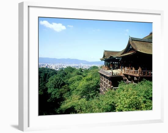Kiyomizu Temple (Kiyomizudera), One of the Most Famous Tourist Spots in Kyoto, Japan-null-Framed Photographic Print