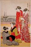 Beauties-Kiyonaga Tori-Mounted Giclee Print