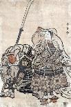 Yoshitsune and Benkei-Kiyonaga Torii-Giclee Print