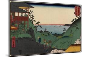 Kiyozumi-Zan Temple in Awa Province, July 1858-Utagawa Hiroshige-Mounted Giclee Print