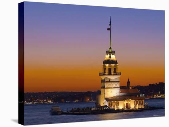 Kiz Kulesi, Salamac, Bosphorus, Istanbul, Turkey-Michele Falzone-Stretched Canvas