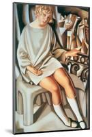 Kizette au Balcon-Tamara de Lempicka-Mounted Premium Giclee Print