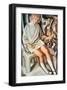 Kizette au Balcon-Tamara de Lempicka-Framed Premium Giclee Print