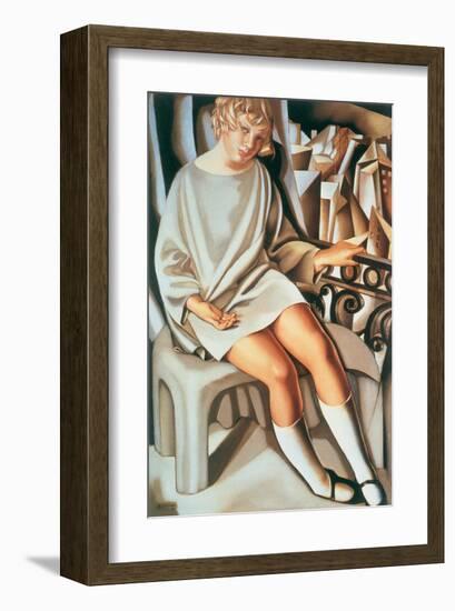 Kizette au Balcon-Tamara de Lempicka-Framed Premium Giclee Print