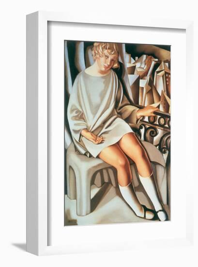 Kizette au Balcon-Tamara de Lempicka-Framed Premium Giclee Print