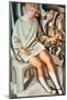 Kizette au Balcon-Tamara de Lempicka-Mounted Premium Giclee Print