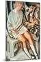 Kizette au Balcon-Tamara de Lempicka-Mounted Premium Giclee Print