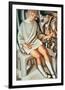 Kizette au Balcon-Tamara de Lempicka-Framed Premium Giclee Print