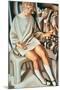 Kizette au Balcon-Tamara de Lempicka-Mounted Premium Giclee Print