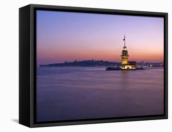 Kizkulesi, Istanbul, Turkey-Michele Falzone-Framed Stretched Canvas