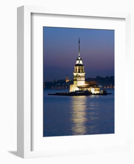 Kizkulesi, the Bosphorus, Istanbul, Turkey, Europe-Gavin Hellier-Framed Photographic Print