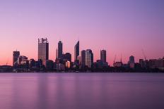 Perth City Skyline at Night-kjekol-Photographic Print