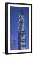 KK100 (KingKey 100) and Shun Hing Square skyscrapers, Shenzhen, Guangdong, China-Ian Trower-Framed Photographic Print