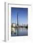 KK100 (KingKey 100) skyscraper and Lizhi Park, Shenzhen, Guangdong, China-Ian Trower-Framed Photographic Print