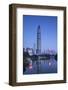 KK100 (KingKey 100) skyscraper and Lizhi Park, Shenzhen, Guangdong, China-Ian Trower-Framed Photographic Print