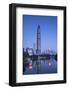 KK100 (KingKey 100) skyscraper and Lizhi Park, Shenzhen, Guangdong, China-Ian Trower-Framed Photographic Print