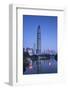 KK100 (KingKey 100) skyscraper and Lizhi Park, Shenzhen, Guangdong, China-Ian Trower-Framed Photographic Print