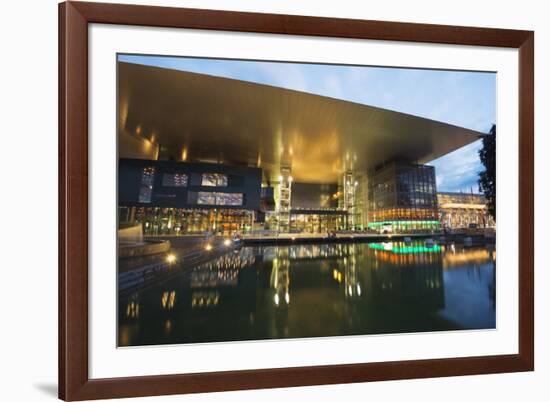 Kkl Art and Congress Centre Concert Hall, by Architect Jean Nouvel, Lucerne, Switzerland, Europe-Christian Kober-Framed Photographic Print