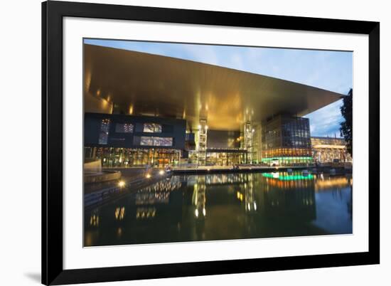 Kkl Art and Congress Centre Concert Hall, by Architect Jean Nouvel, Lucerne, Switzerland, Europe-Christian Kober-Framed Photographic Print