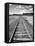 Klan00088 Moab Train Tracks Desert Landscape Utah-Kevin Lange-Framed Stretched Canvas