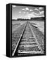 Klan00088 Moab Train Tracks Desert Landscape Utah-Kevin Lange-Framed Stretched Canvas