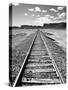 Klan00088 Moab Train Tracks Desert Landscape Utah-Kevin Lange-Stretched Canvas