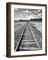 Klan00088 Moab Train Tracks Desert Landscape Utah-Kevin Lange-Framed Photographic Print