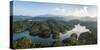 Kland Gate Dam Reservoir and rainforest from Bukit Tabur Mountain, Kuala Lumpur, Malaysia-Matthew Williams-Ellis-Stretched Canvas