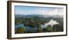 Kland Gate Dam Reservoir and rainforest from Bukit Tabur Mountain, Kuala Lumpur, Malaysia-Matthew Williams-Ellis-Framed Photographic Print