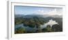 Kland Gate Dam Reservoir and rainforest from Bukit Tabur Mountain, Kuala Lumpur, Malaysia-Matthew Williams-Ellis-Framed Photographic Print