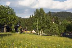 Liberec, town view with the 'Jeschken' (mountain)-Klaus-Gerhard Dumrath-Stretched Canvas