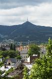 Liberec, town view with the 'Jeschken' (mountain)-Klaus-Gerhard Dumrath-Stretched Canvas