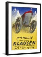 Klausen Motor Racing-null-Framed Art Print